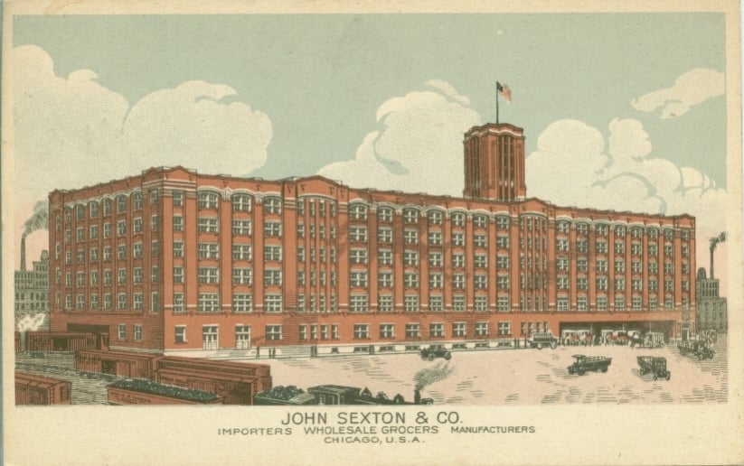 Sexton Building Postcard 1920s Sexton Building Postcard 1920s